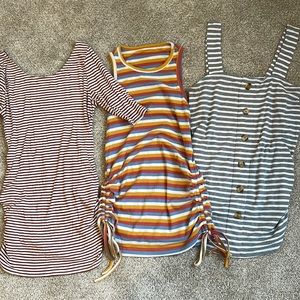 Ribbed Maternity Top Lot (3)
